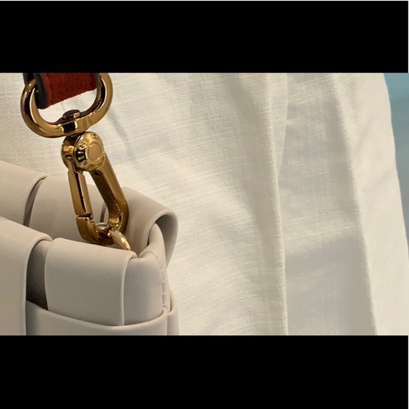 Blue and Rust Ruffle Top - Picture 2 of 5